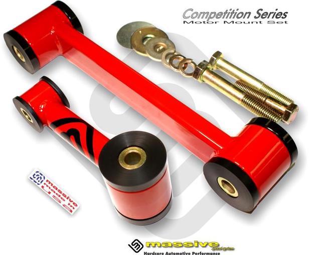 Massive SRT 2 PC Motor Mount Set Red 2016