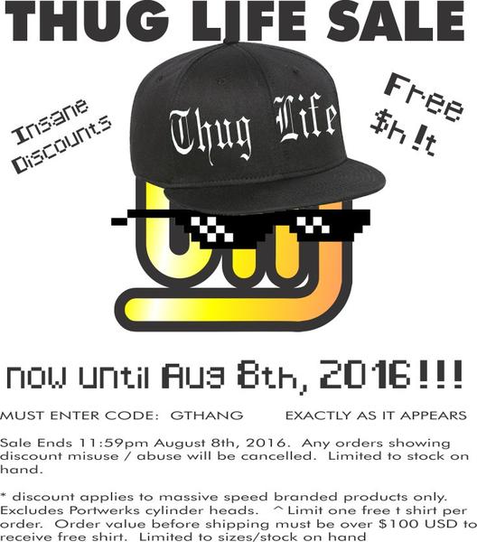 Thug Life Sale 2016 Website