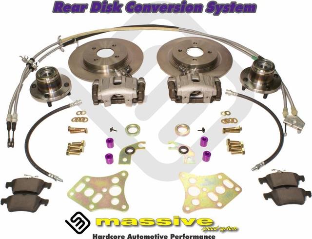 Rear Disk Conversion PRO 09-11