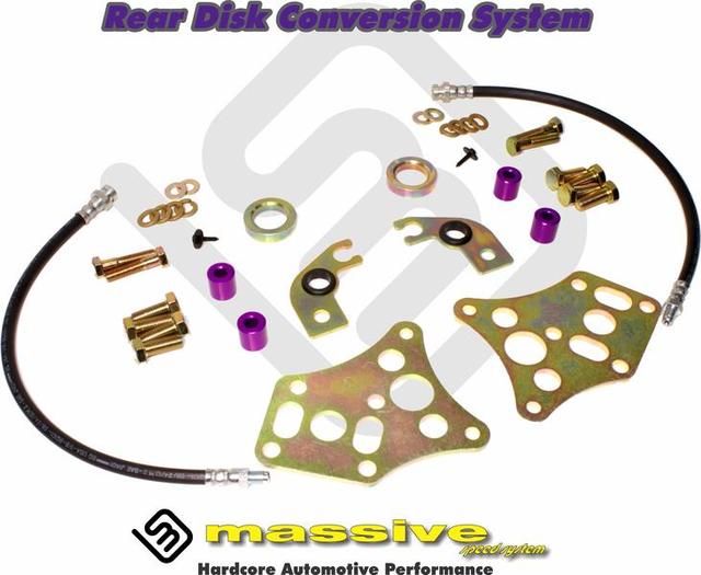 Rear Disk Conversion Basic Bracketry kit 09-11