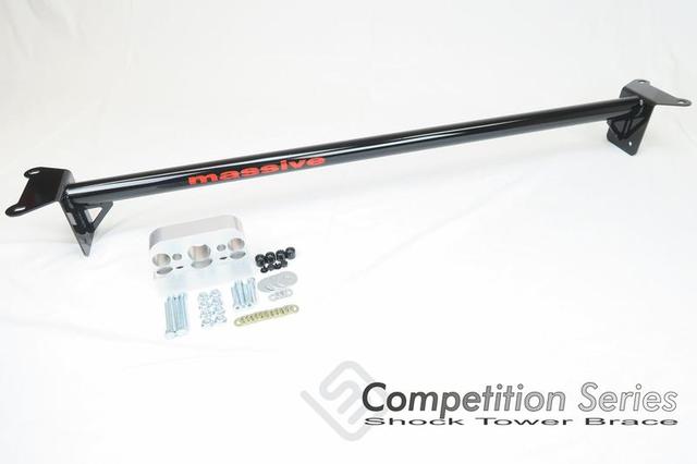 Massive Competition Series Shock Tower Brace 12+ focus gloss black