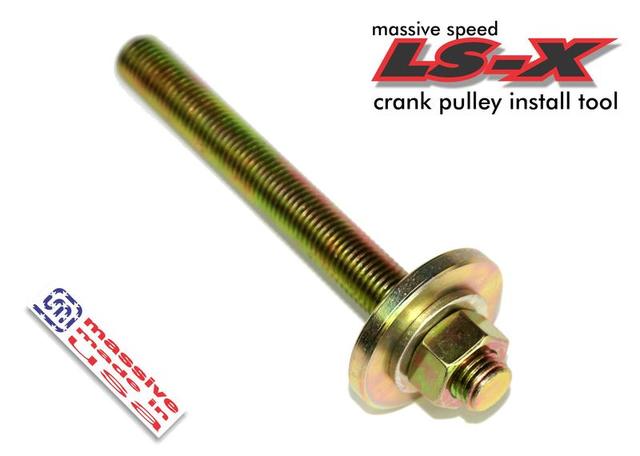 Massive LS Crank Pulley Install Tool Assembled with logos