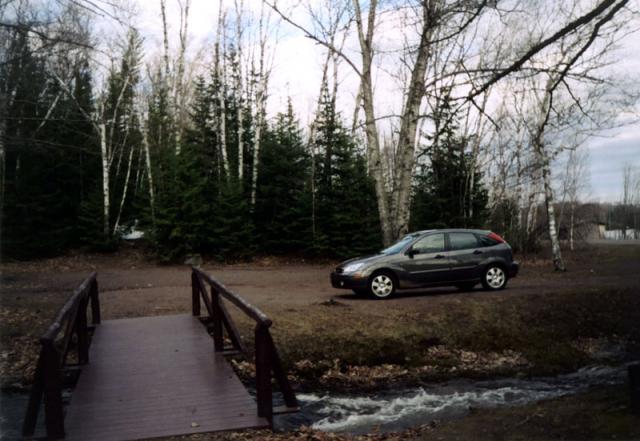 At the park in Lac La Belle