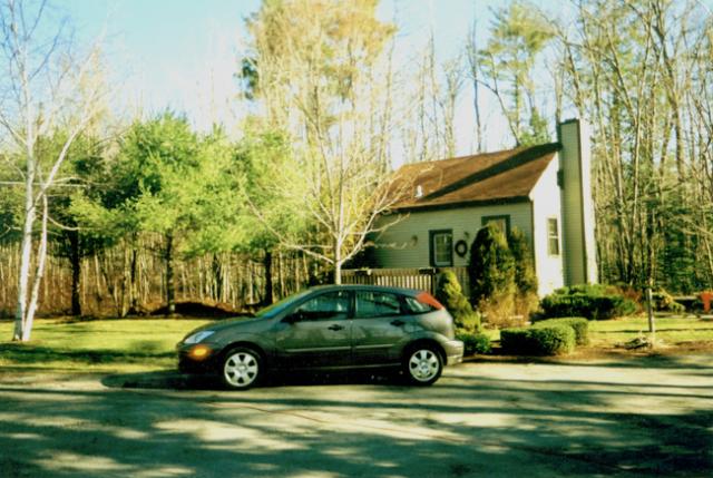 At the relatives in Maine - April 2002