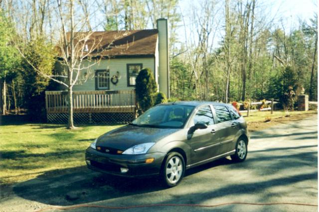 At the relatives in Maine - April 2002