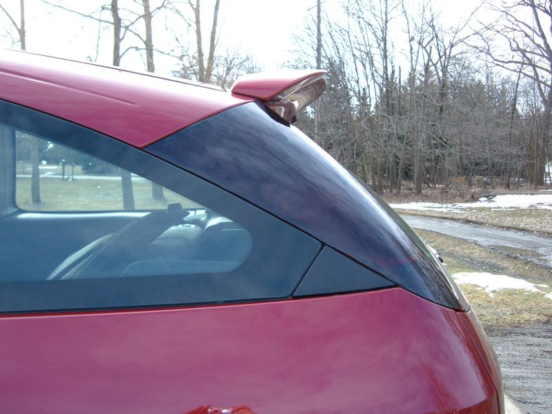 Side shot of tail lights