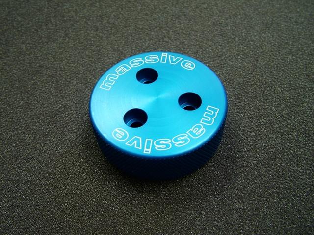 Blue Oil Cap