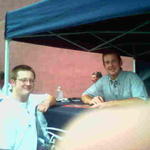 me and Kurt Busch