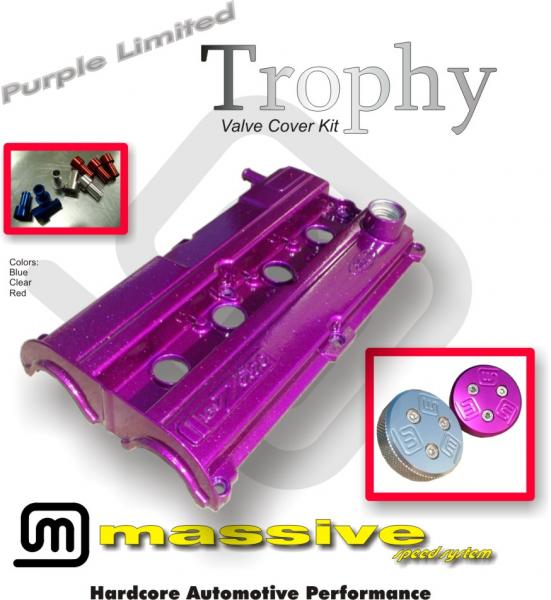 Massive Zetec Valve Cover Kit Purple Limited