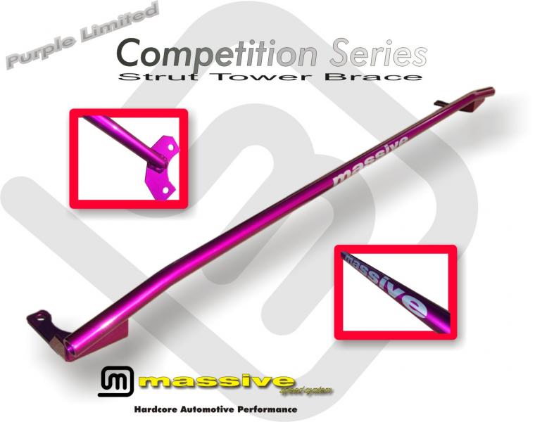 Massive Focus 08+ FRONT Stress Bar Purple Limited