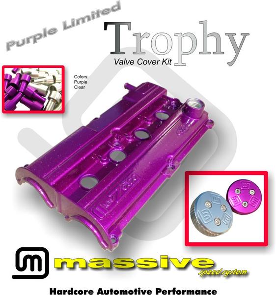 Massive Zetec Valve Cover Kit Purple Limited