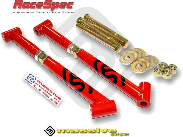 Massive Early A Body Rear Control Arm Brace Red