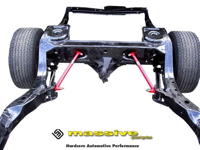 Massive Control Arm Braces On Car